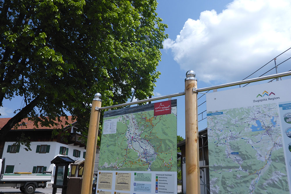 Informationstafel Unterammergau